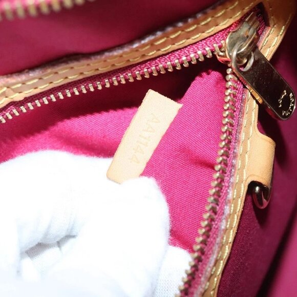LOUIS VUITTON Monogram Vernis Blair MM Hand Bag Rose Indian M91798 Auth 132578 - Picture 11 of 16